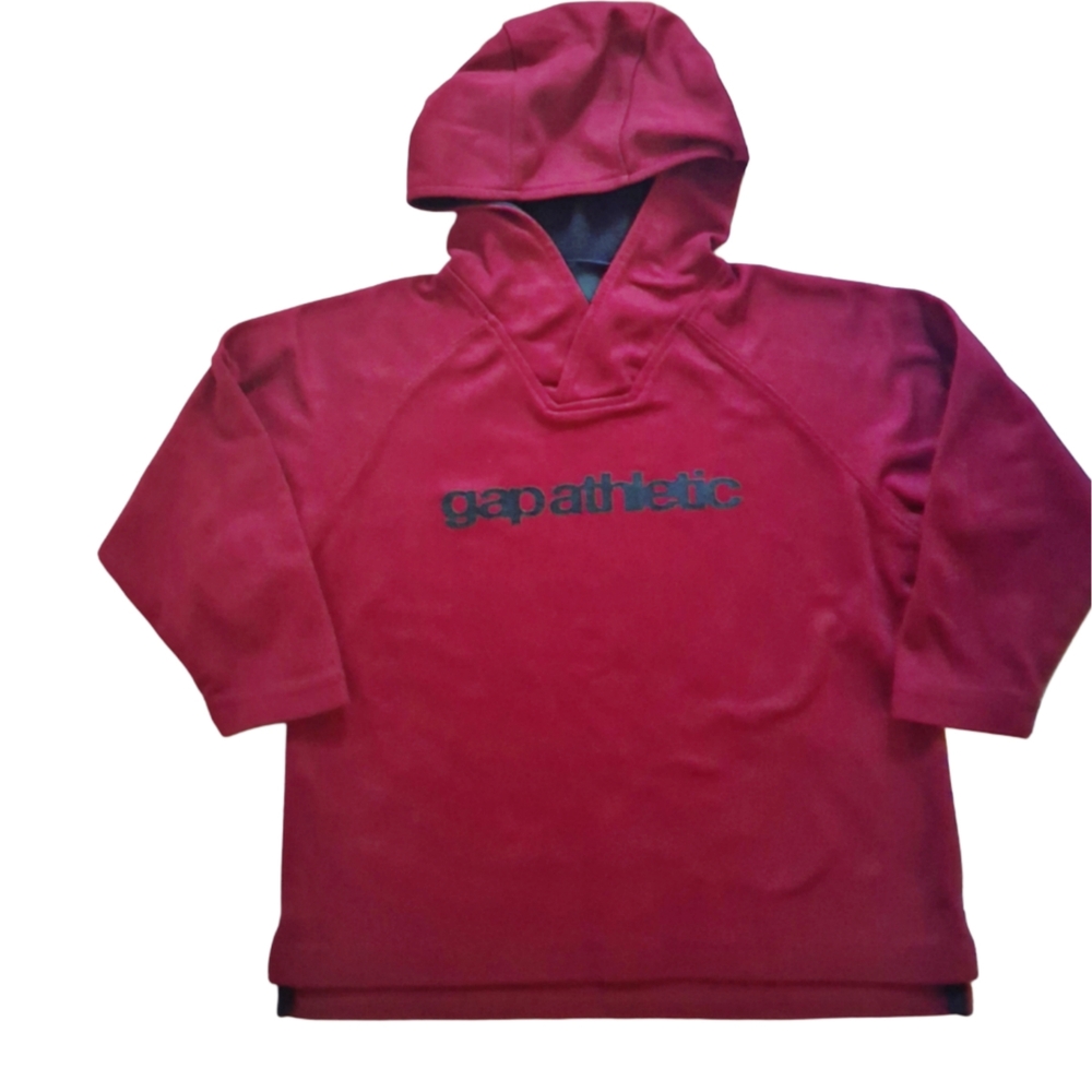 GAP Youth Harvest Red Hooded Jersey Sz 4